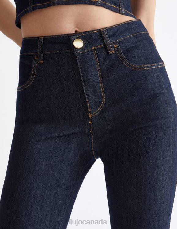 Clothing Liu Jo Straight Jeans With Ironed Crease Women F6061282