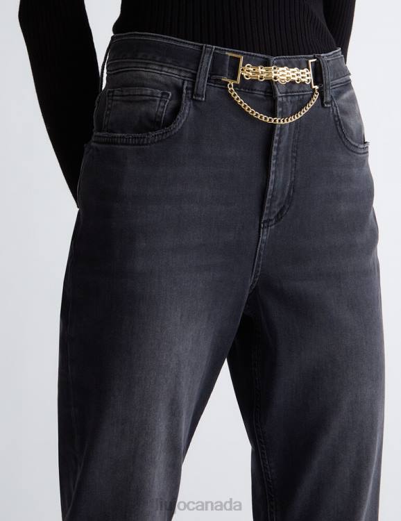Clothing Liu Jo Straight Jeans With Turn-Up Women F6061317