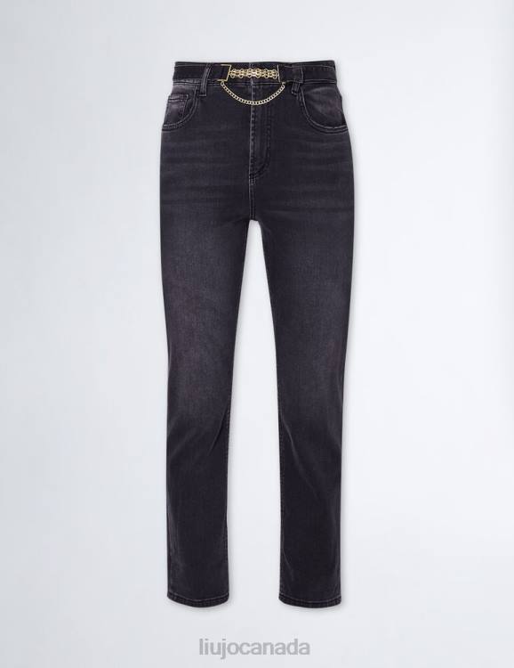 Clothing Liu Jo Straight Jeans With Turn-Up Women F6061317