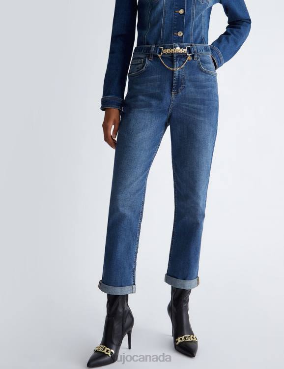 Clothing Liu Jo Straight Jeans With Turn-Up Women F6061328
