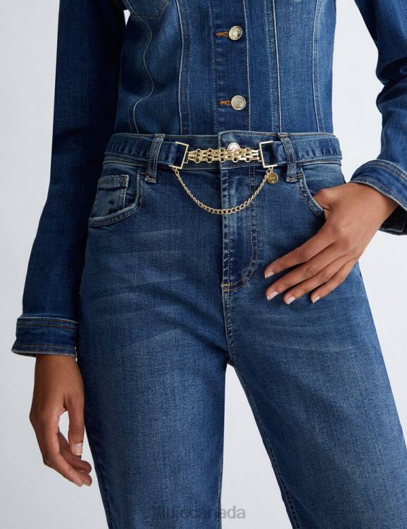 Clothing Liu Jo Straight Jeans With Turn-Up Women F6061328