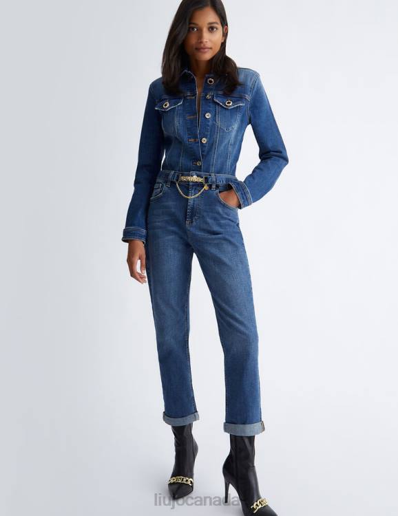 Clothing Liu Jo Straight Jeans With Turn-Up Women F6061328