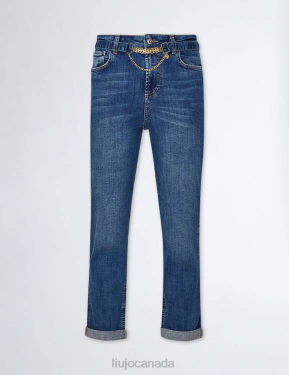 Clothing Liu Jo Straight Jeans With Turn-Up Women F6061328
