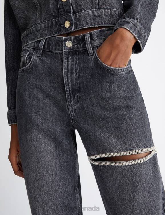 Clothing Liu Jo Straight-Leg Cut-Out Jeans Women F6061306