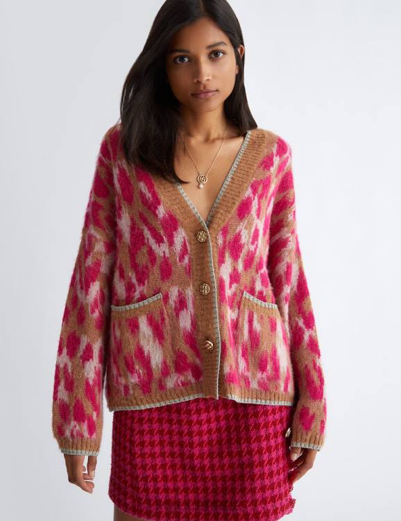 Clothing Liu Jo Animal Print Cardigan Women F60651
