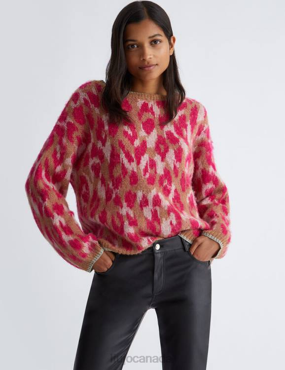 Clothing Liu Jo Animal Print Jumper Women F606127