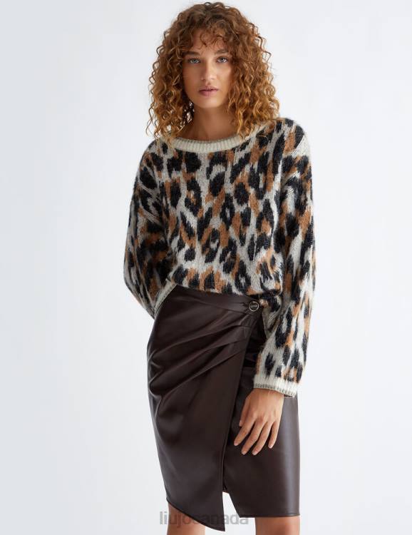 Clothing Liu Jo Animal Print Jumper Women F60684