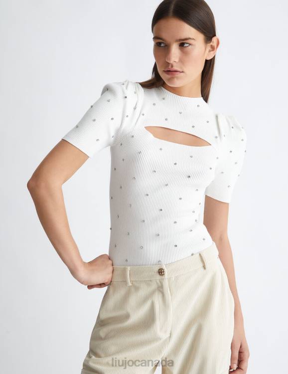 Clothing Liu Jo Better Jumper With Rhinestones Women F6061006