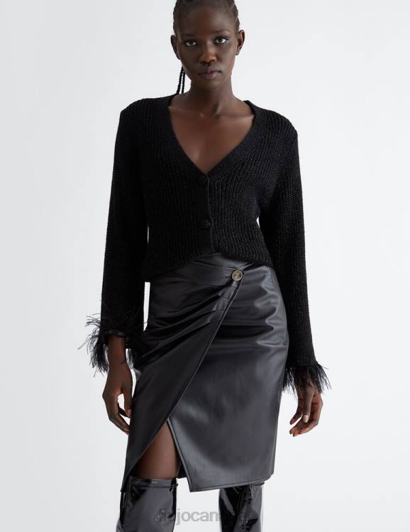 Clothing Liu Jo Cardigan With Feathers Women F606340