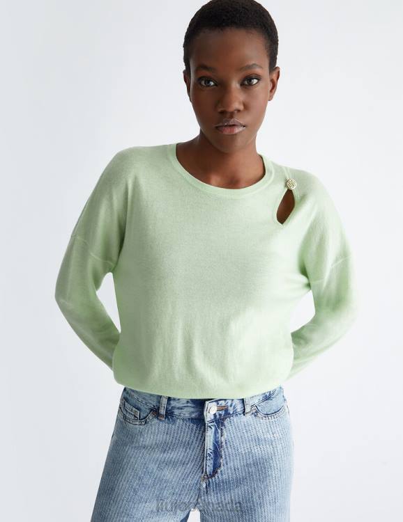 Clothing Liu Jo Cashmere Wool Blend Jumper Women F6061097