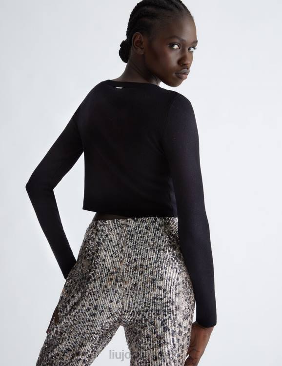 Clothing Liu Jo Eco-Friendly Knit Crop Top Women F606227