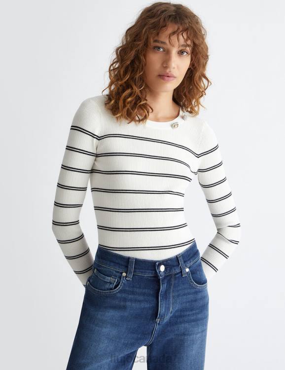 Clothing Liu Jo Eco-Friendly Striped Sweater Women F606148