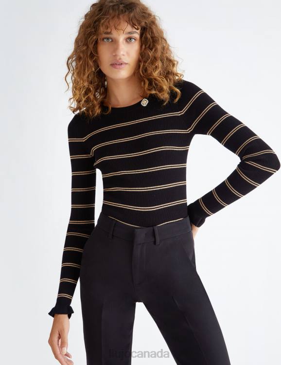 Clothing Liu Jo Eco-Friendly Striped Sweater Women F606151