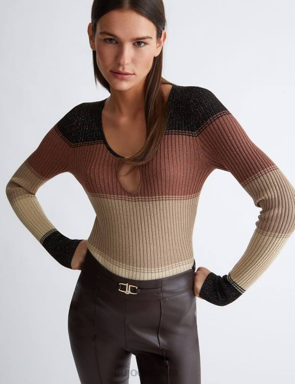 Clothing Liu Jo Eco-Friendly Striped Sweater Women F606461