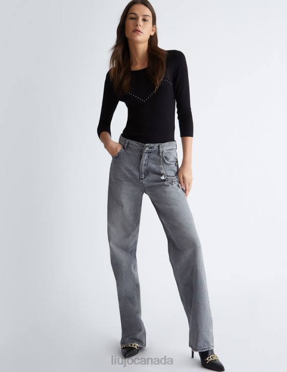 Clothing Liu Jo Eco-Friendly Sweater With Lace Women F60659