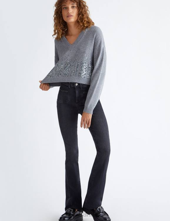 Clothing Liu Jo Eco-Friendly Sweater With Sequins Women F606168
