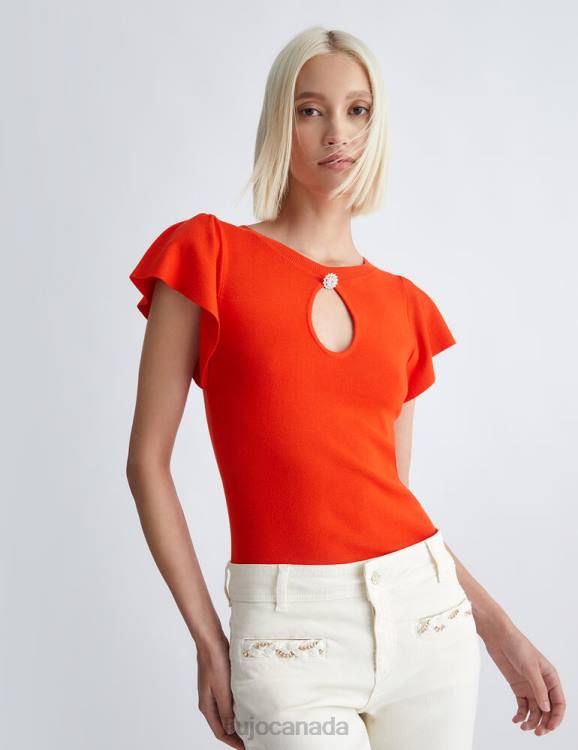 Clothing Liu Jo Eco-Friendly Top With Flounces Women F606425