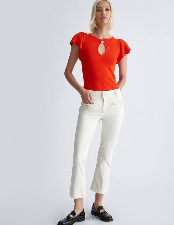 Clothing Liu Jo Eco-Friendly Top With Flounces Women F606425