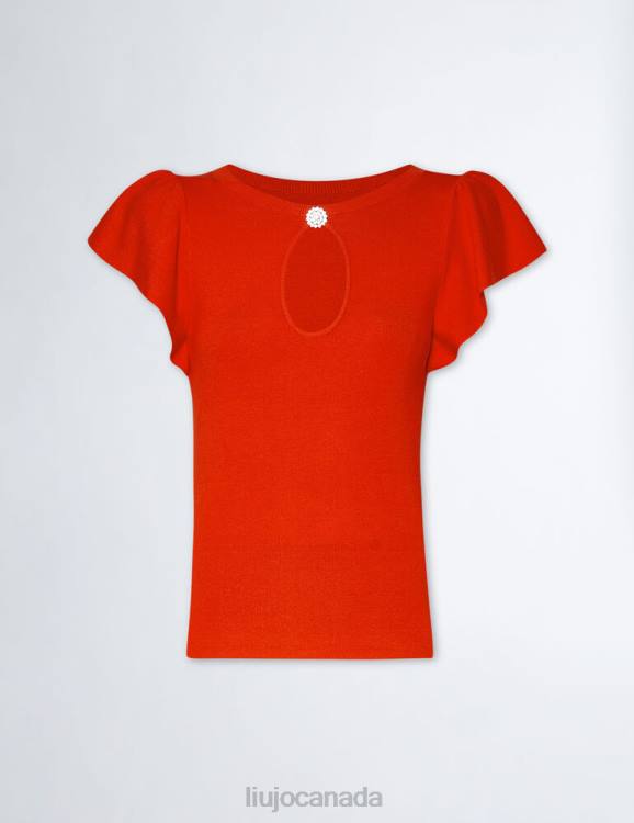 Clothing Liu Jo Eco-Friendly Top With Flounces Women F606425