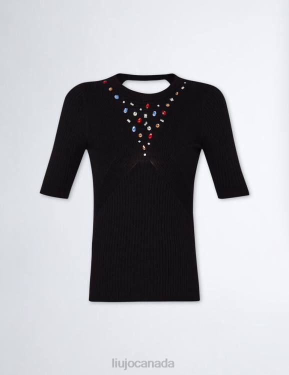Clothing Liu Jo Eco-Friendly Top With Gemstones Women F606846