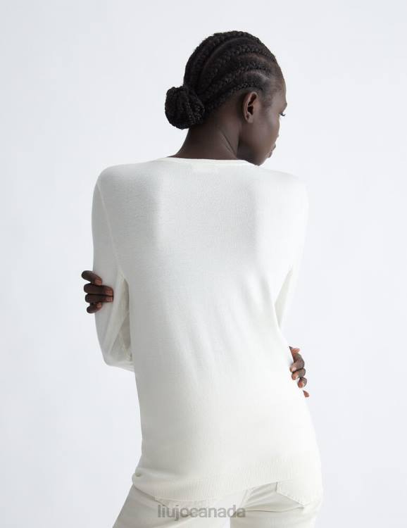 Clothing Liu Jo Eco-Friendly V-Neck Jumper Women F606314