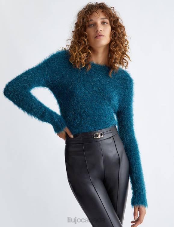 Clothing Liu Jo Fur Effect Sweater Women F606219