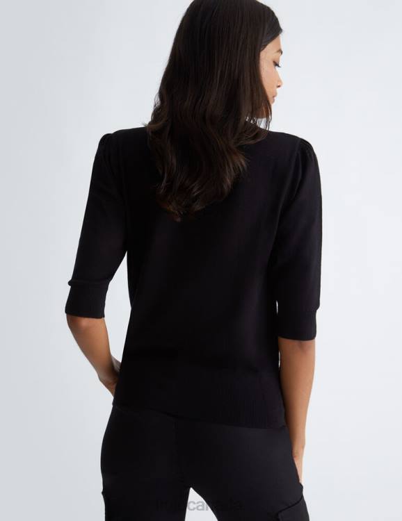 Clothing Liu Jo Jumper With Bow And Gemstones Women F60627