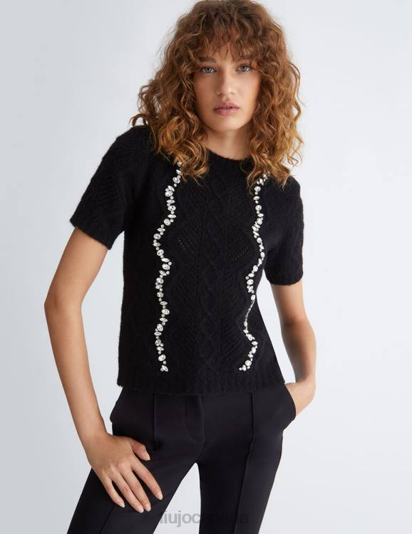 Clothing Liu Jo Jumper With Gemstones Women F6061078