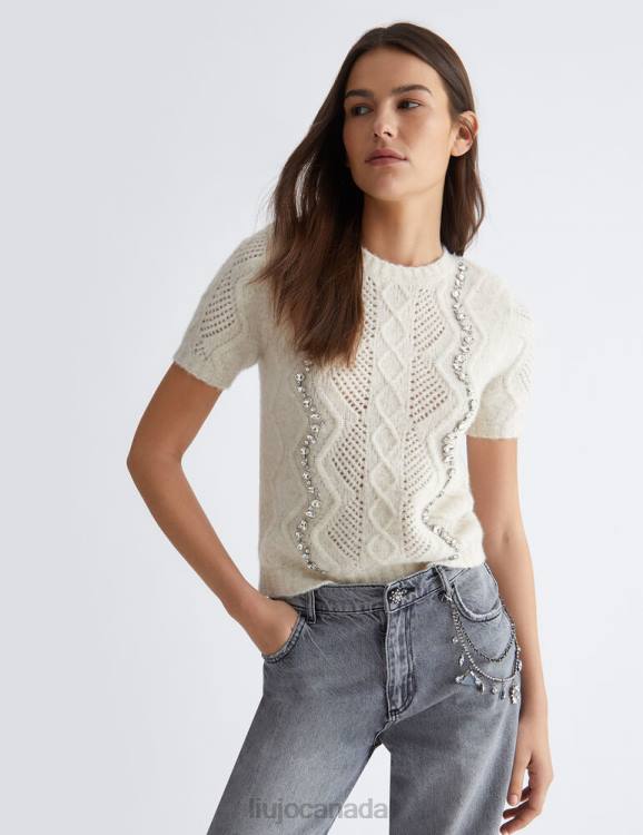 Clothing Liu Jo Jumper With Gemstones Women F6061093