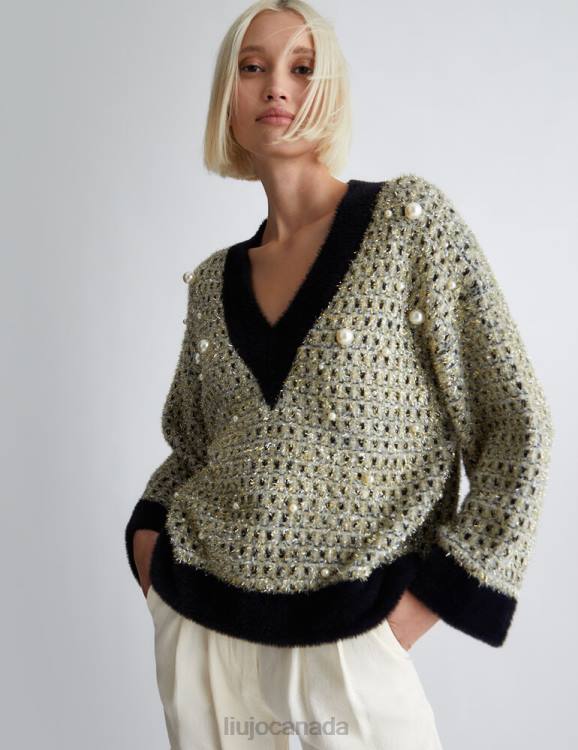 Clothing Liu Jo Jumper With Pearls Women F606496