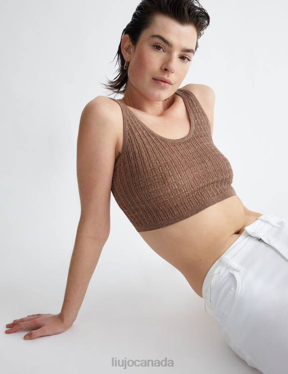Clothing Liu Jo Knit Top With Lace Women F6061182