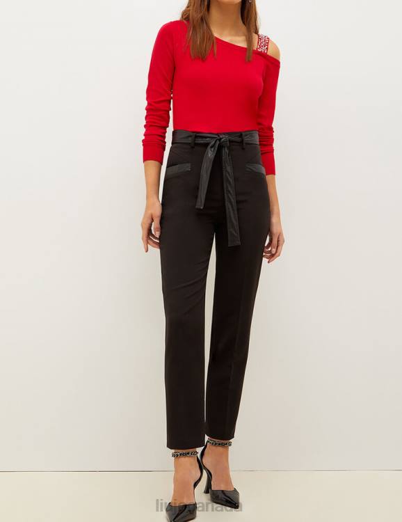 Clothing Liu Jo One-Shoulder Jumper With Appliques Women F6062708