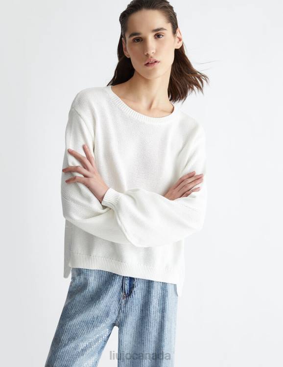Clothing Liu Jo Pullover With Embroidered Back Women F606713