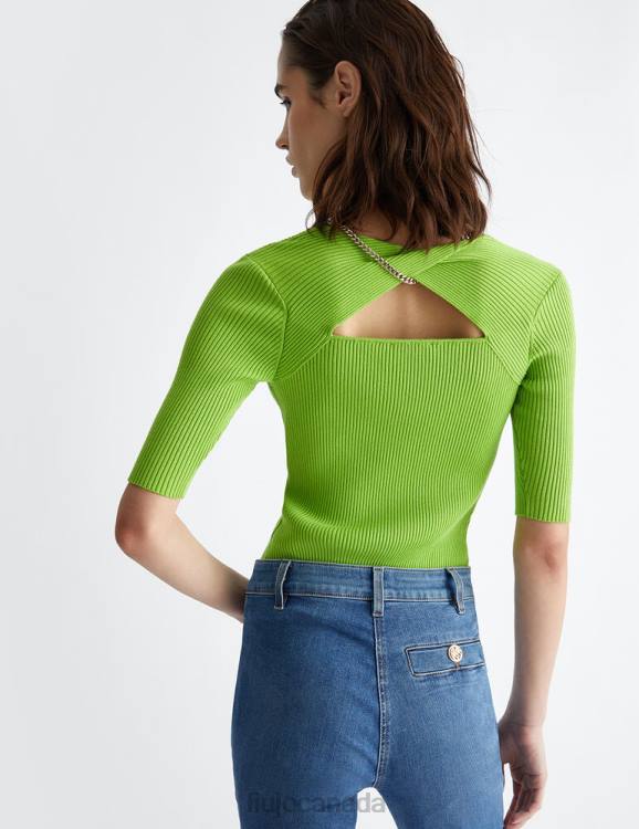 Clothing Liu Jo Sweater With Branded Chain Women F6061015