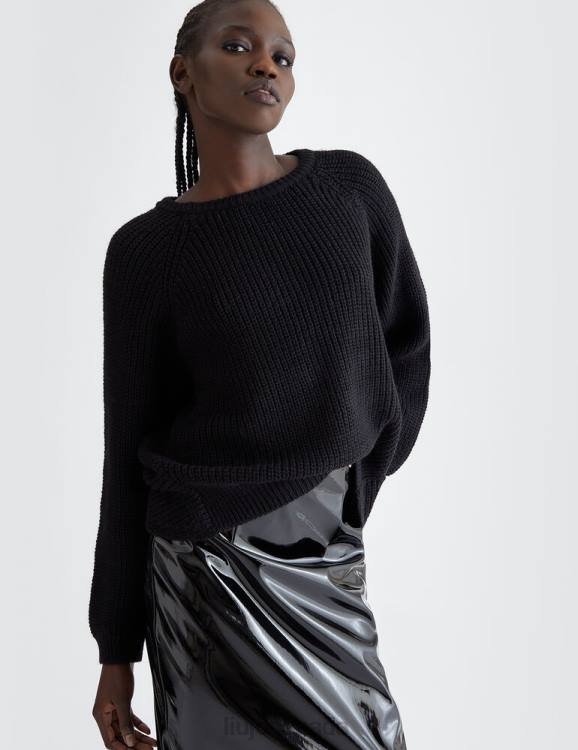 Clothing Liu Jo Sweater With Crossing On The Back Women F606160