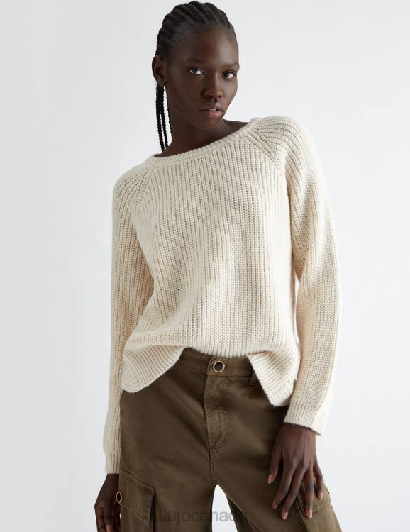 Clothing Liu Jo Sweater With Crossing On The Back Women F606309
