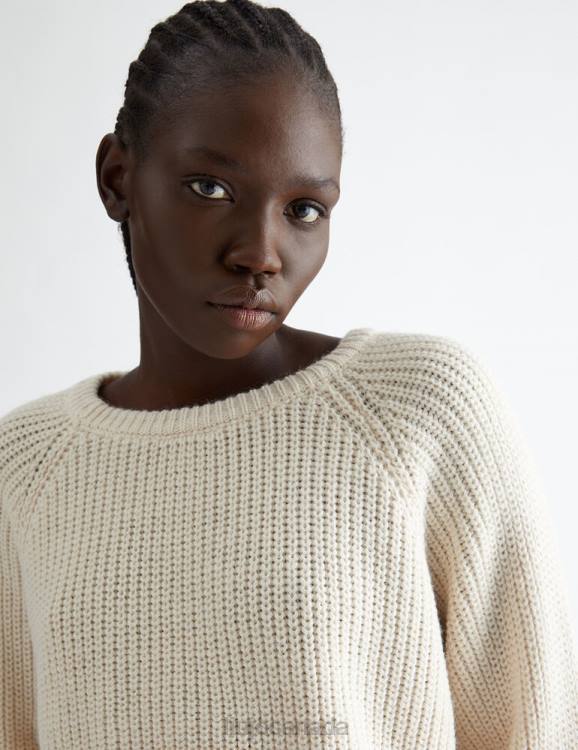 Clothing Liu Jo Sweater With Crossing On The Back Women F606309