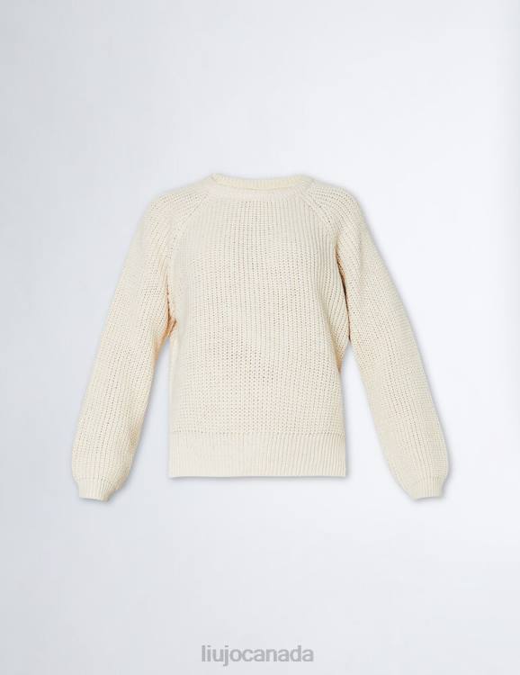 Clothing Liu Jo Sweater With Crossing On The Back Women F606309