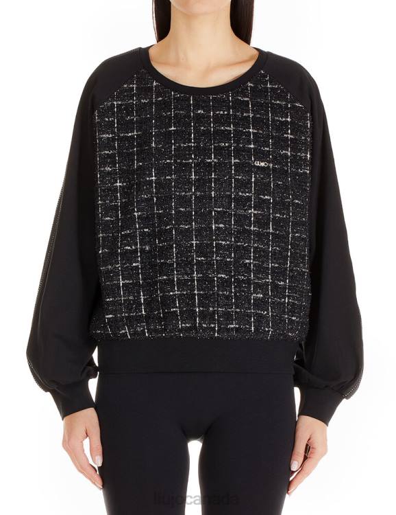 Clothing Liu Jo Sweatshirt With Check Motif Women F6062709