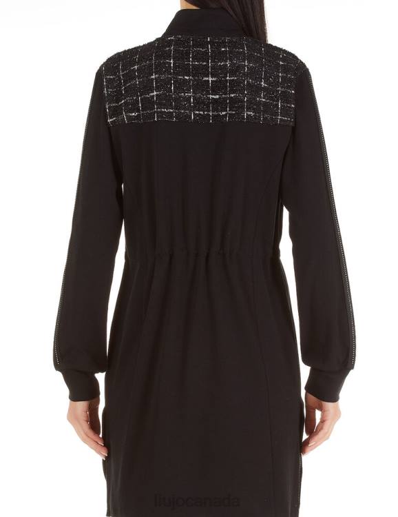 Clothing Liu Jo Sweatshirt With Zip And Check Motif Women F6062620