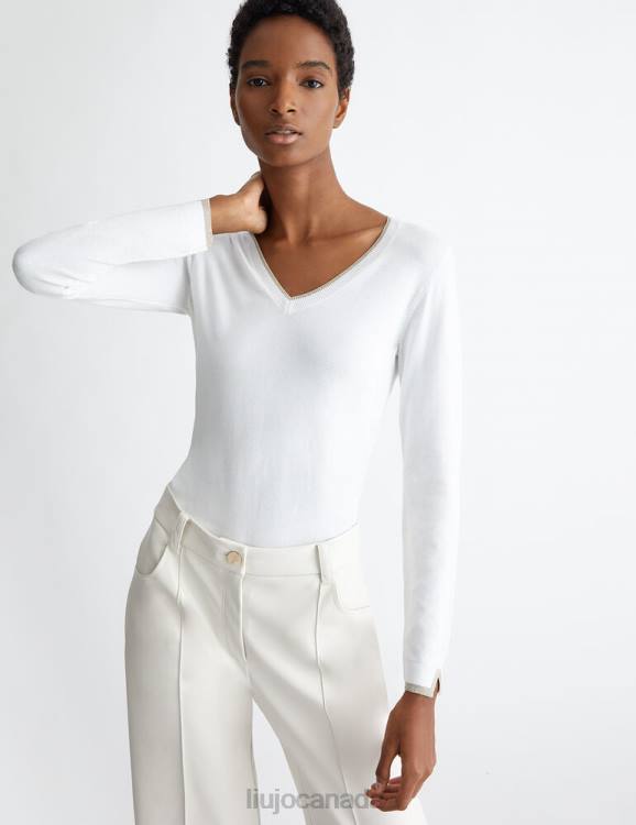 Clothing Liu Jo V-Neck Jumper Women F606732