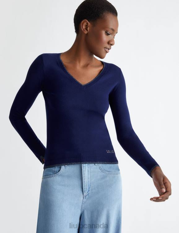 Clothing Liu Jo V-Neck Jumper Women F606824