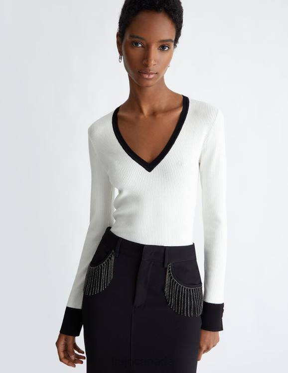 Clothing Liu Jo V-Shaped Jumper Women F606860