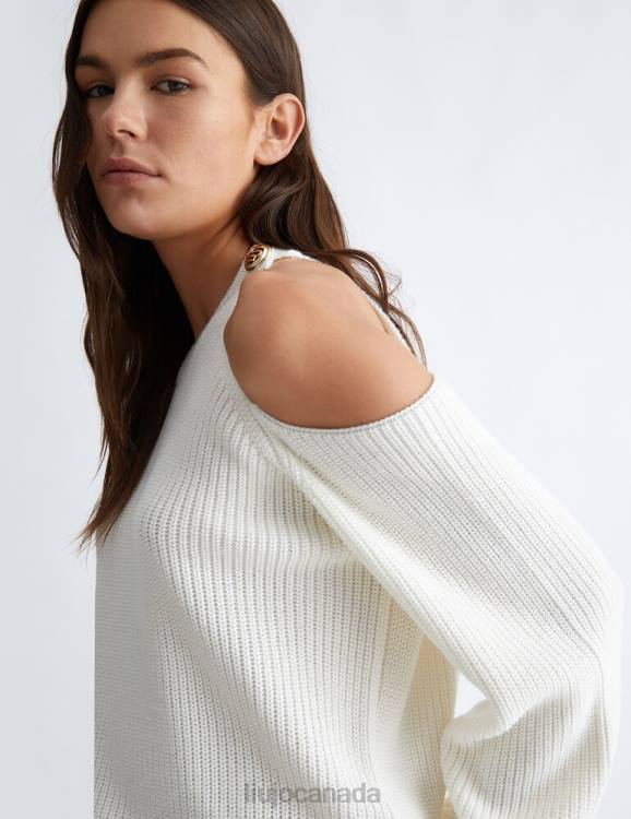 Clothing Liu Jo Wool Blend Jumper With Buttons Women F6061129