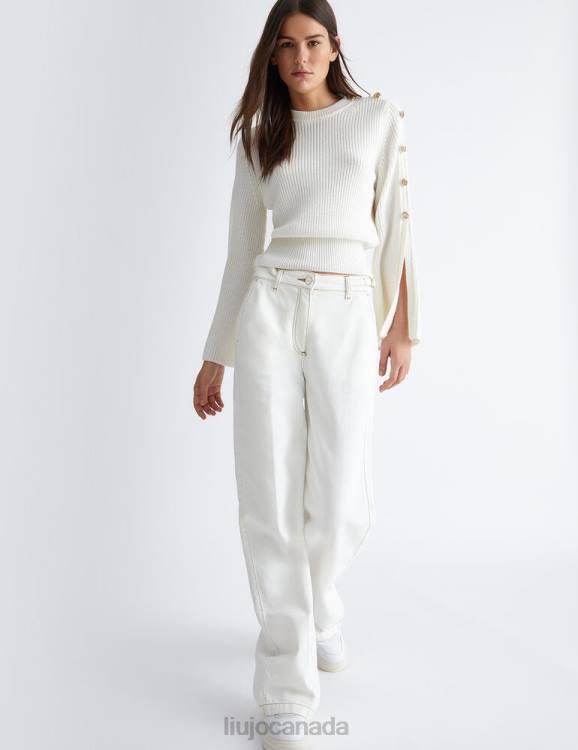 Clothing Liu Jo Wool Blend Jumper With Buttons Women F6061225