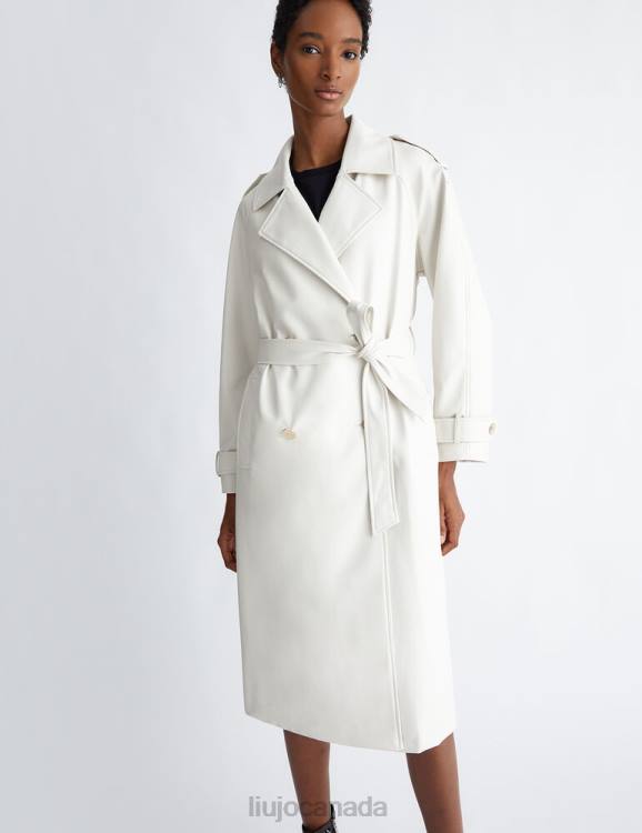 Clothing Liu Jo Coated Fabric Trench Coat Women F606948