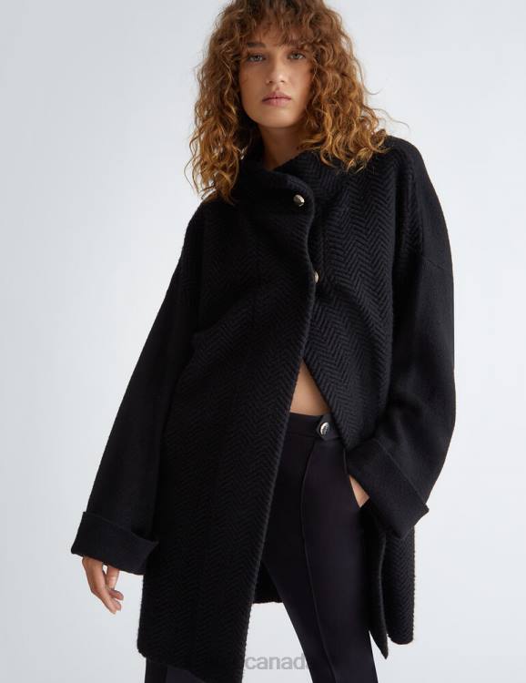Clothing Liu Jo Cotton And Wool Coat Women F6061159