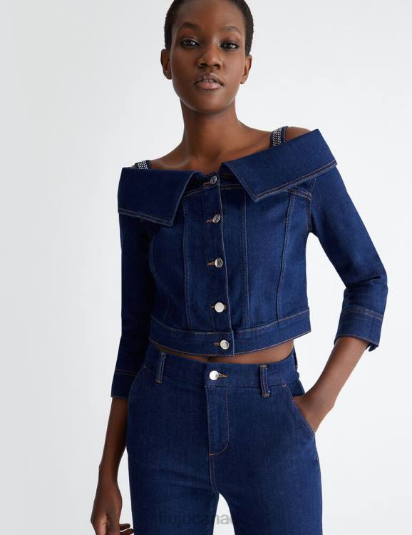 Clothing Liu Jo Denim Jacket With Straps Women F6061130