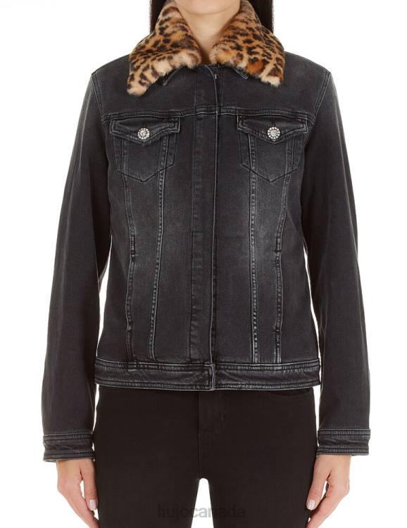 Clothing Liu Jo Denim Jacket With Synthetic Fur Women F6062502