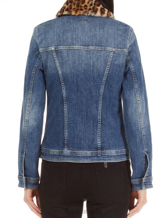 Clothing Liu Jo Denim Jacket With Synthetic Fur Women F6062826